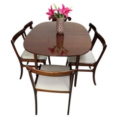 Set da pranzo Rungstedlund di Ole Wanscher per P. Jeppesen, Danimarca, anni '70