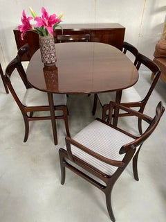 Set da pranzo Rungstedlund di Ole Wanscher per P. Jeppesen, Danimarca, anni '70