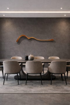 Cesar Rio - Gran Escultura Contemporánea de Pared de Madera Brasileña de Leonardo Bueno