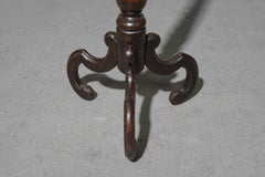 British Oak Barley Twist Pedestal Plant Stand, circa 1920s–1930s