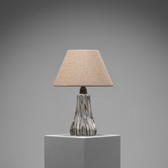Twisted Crystal Table Lamp by Baccarat, France, 1960s