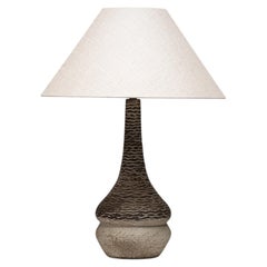 Grande lampada da tavolo in ceramica di Løvemose Keramik, Danimarca, anni ’60-’70