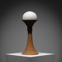 Large Eartly Ceramic Table Lamp by Doria Leuchten, Germany, 1970s