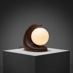 Tischlampe „Eartly“ aus Keramik von Doria Leuchten, Deutschland, 1970er Jahre