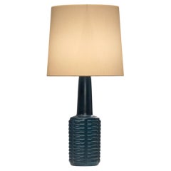 Grande lampe de table en grès, créée par Einar Johansen pour Søholm Stentøj, Danemark, années 1960