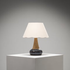 Lampe de table en céramique, modèle 3041, de Søholm Stentøj, Danemark, années 1960