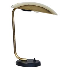 Mid-Century Modern PSO Brass Table Lamp, Finnish Scandinavian Design, 1950s