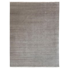 12x15 Gray Charcoal Savannah Handmade Area Wool Rug ( JC-811)