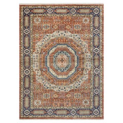 10x14 Red Mamluk Hand Knotted Oriental Wool Rug ( G-14137 )