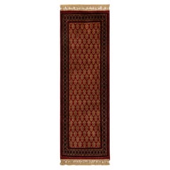 2.6x4 Red Plush Persian Herati Hand Knotted Wool Rug ( G-14254 )