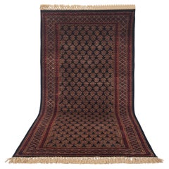 3x5 Red Persian Herati Hand Knotted Persian Wool Rug ( 13069 )