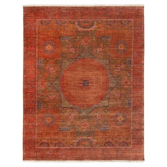 8x10 Red Persian Mamluk Hand Knotted Wool Rug ( OAC - 1 )