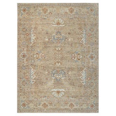 9x12 Brown Traditional Persian Hand Knotted Oriental Wool Rug ( G- 13227 )