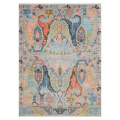 10x14 Argento Colourful Persian Bidjar Hand Knots Rugs ( JC - 11964 )