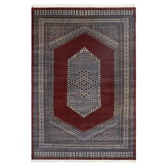 6x9 Rust Tribal Bokhara Hand Knotted Oriental Wool Rug ( H - 14 )