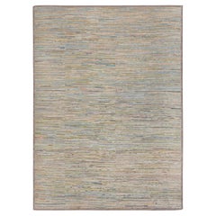 9x12 Colorful Rainbow Stripes Modern Contemporary Hand Knotted Rug ( JC-111127 )