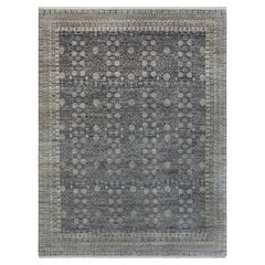 12x15 Gray Traditional Khotan Hand Knotted Wool Rug ( JC - 13772 )