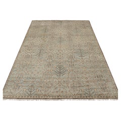 10x14 Sage Green Turkish Oushak Plush Hand-Knotted Wool Area Rug ( Se - 2 Green)