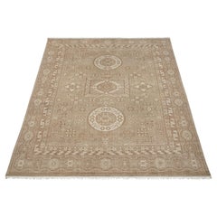 9x12 Handmade Beige Traditional Anatolian Style Floor Carpet ( G - 16577 )