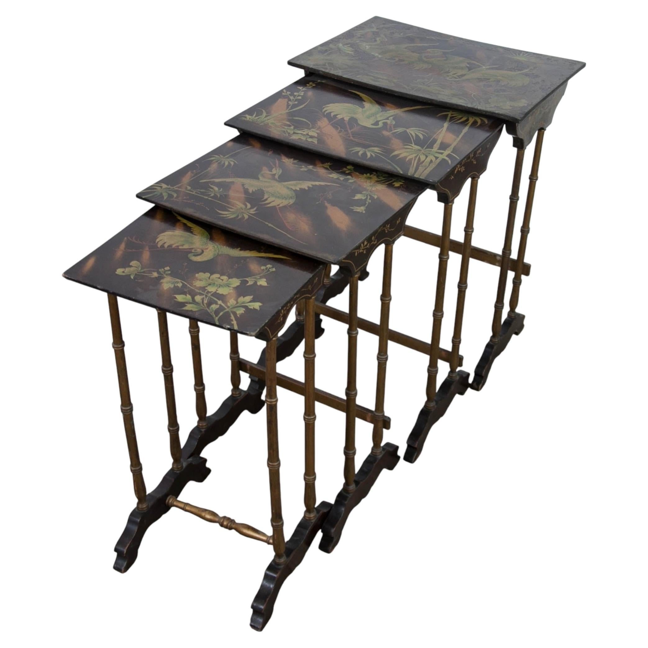 19th Century French Nest of Tables For Sale