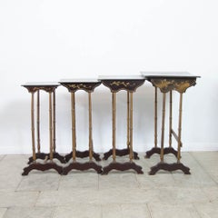 Ensemble de tables gigognes françaises du XIXe siècle