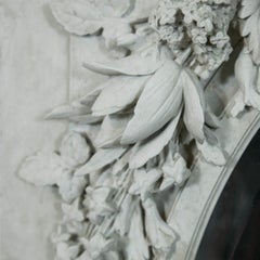 19th Century French Oval Mirror