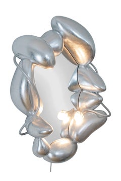 La Fleur Endormie, Contemporary Handcrafted Wall Mirror 2025