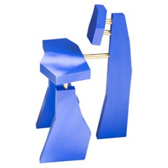 The Last Chair - Modern Cobalt blue Geometric Chair