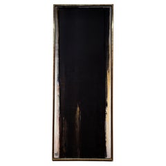 Huge 1960s abstract oil painting by A. Okashi 1916-1980)