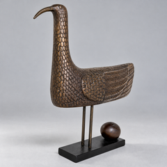 Stig Lindberg, Solfågeln, Bronze Sculpture, Signed & Numbered, Sweden, Late 20