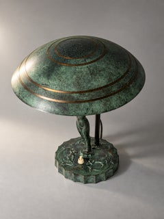 Malmö Metallvarufabrik, Swedish Grace Figural Table Lamp