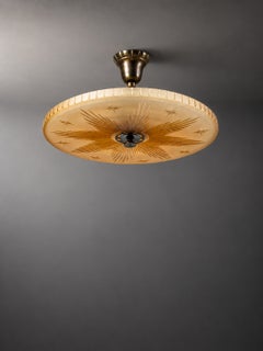 Plafonnier Harald Notini modèle 6350 pour Böhlmarks, « Swedish Grace », 1929