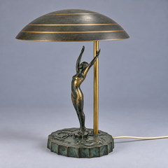 Malmö Metallvarufabrik, lámpara de mesa figurativa «Swedish Grace»