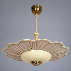 Lámpara colgante vintage escandinava con borlas