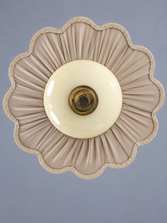 Lámpara colgante vintage escandinava con borlas