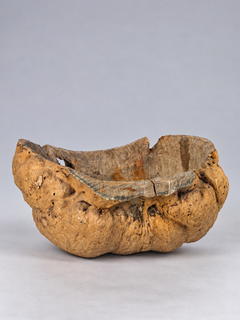 Scandinavian Organic Burl Wood Sculptural Bowl, Sweden