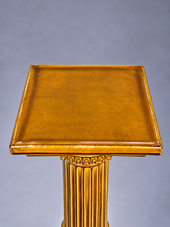 Piedistallo antico in ceramica svedese di Gustavsberg, datato 1891
