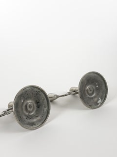 Paire de candélabres « Swedish Grace » en étain, signés O.H. Lagerstedt, Suède, 1936