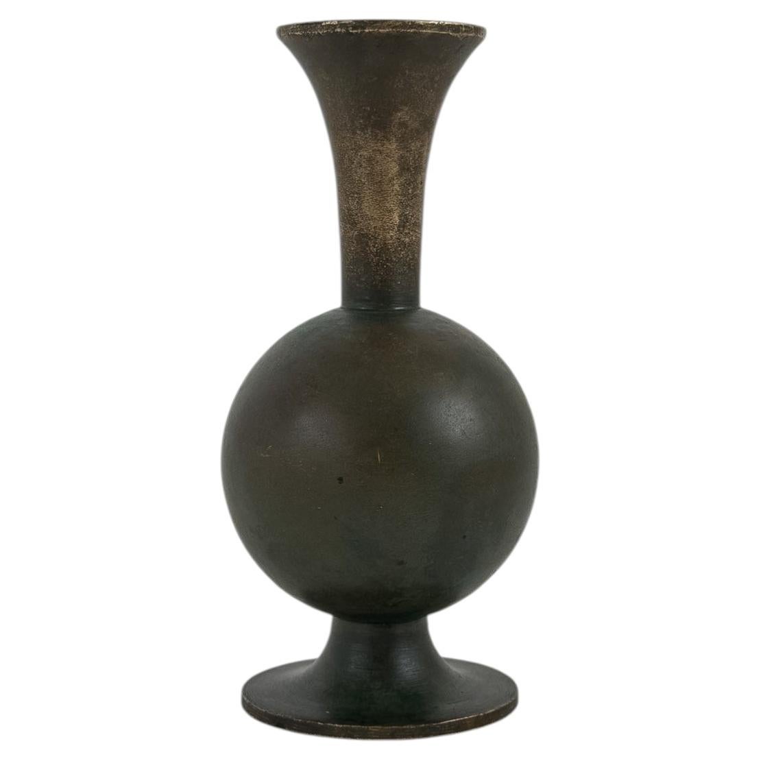 Sune Bäckström, piccolo vaso in bronzo, Svezia, anni ’20–’30 in vendita