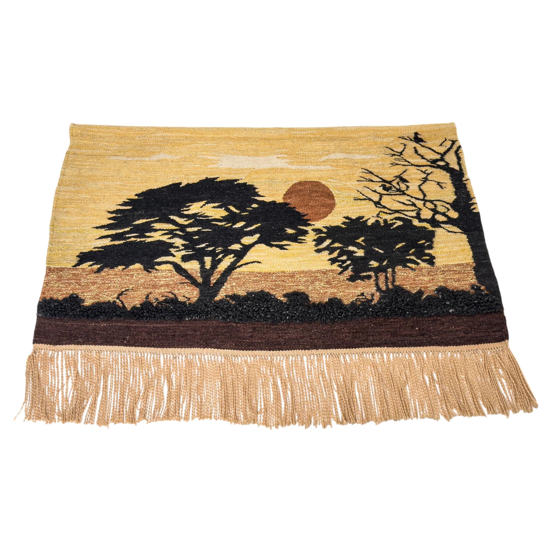Swedish Mid-Century Modern Textile Wall Hanging, Sweden en vente
