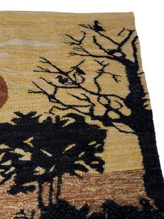 Swedish Mid-Century Modern Textile Wall Hanging, Sweden