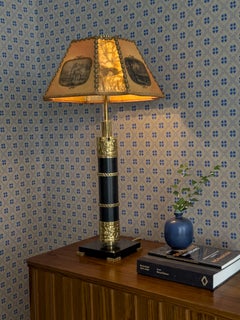 Karl Borén para Boréns, lámpara de mesa «Swedish Modern» modelo 8019, Suecia, década de 1940