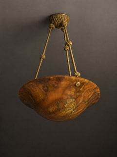 Swedish grace, Alabaster Ceiling Lamp.