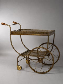 Firma Svenskt Tenn Mid-Century Cocktail Trolley, Sweden, 1950s