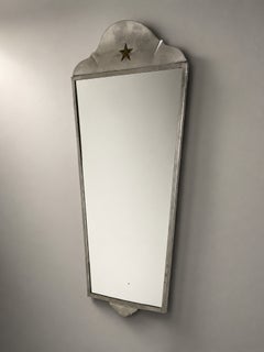 Jacob Ängman for GAB, Pewter Mirror, Sweden, 1930s