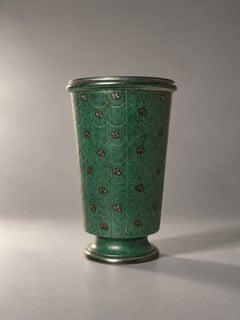 Wilhelm Kåge Argenta Vase for Gustavsberg, Sweden