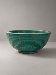 Wilhelm Kåge Argenta Bowl, Model 1107, Gustavsberg, Sweden, 1940s