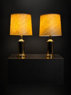 Pair of Bergboms Model B50 Table Lamps, Sweden, 1960s
