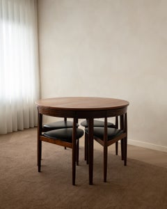 Mid Century Teak Roundette Dining Set by Hans Olsen for Frem Røjle, 1950s