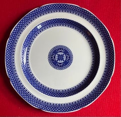 Set 12 Copeland Spode Blue & White Chinese Export Fitzhugh Style Dinner Plates
